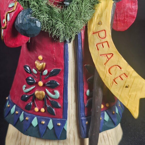 Vintage 2000 Demdaco Angel Christmas Figurine. Friendship/Joy/Peace. Signed - Picture 2 of 12